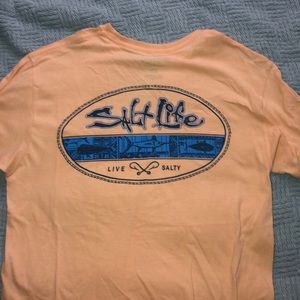 Salt Life orange short sleeve